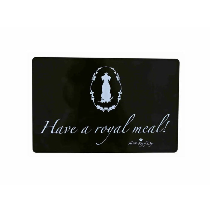 Tablecloth Trixie Have a royal meal Black Plastic 44 × 28 cm - Домашни Животни<<<Дом Градина<<<BigBuy&&&Здраве и