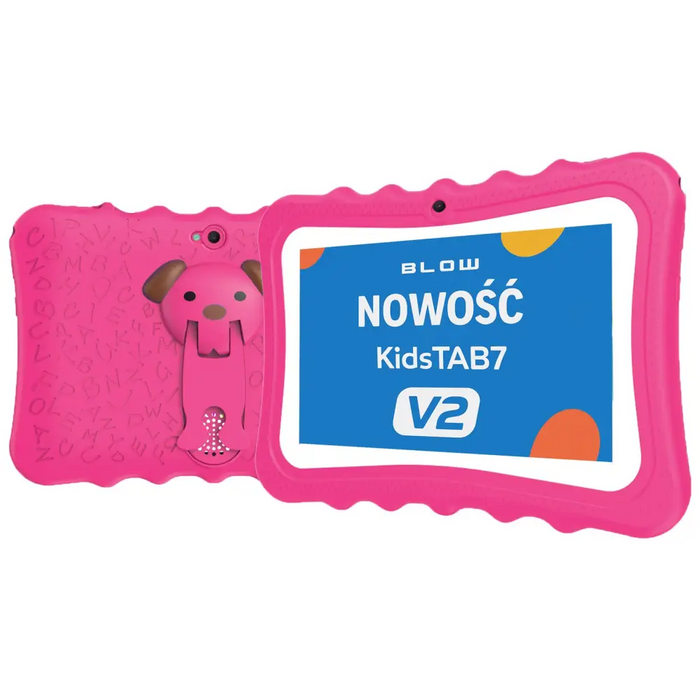 Tablet KidsTAB7 V2 BLOW 4/32GB różowe etui 2MP - Android tabletsTAB-TZA<<<TabletsTAB<<<ActionPL