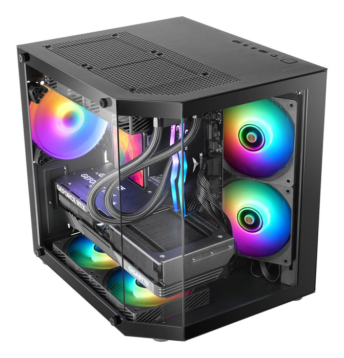 ATX Semi-tower Box Mars Gaming MC3TLITE Black