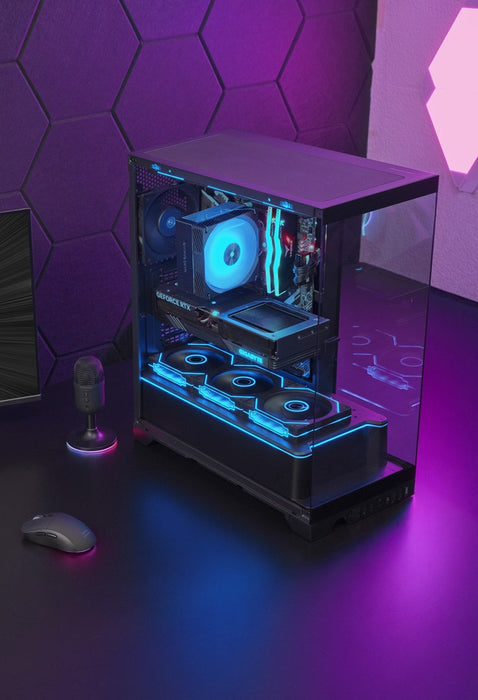 ATX Semi-tower Box Mars Gaming MCPRISMA Black
