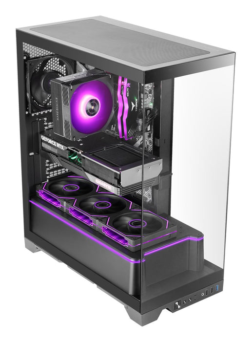ATX Semi-tower Box Mars Gaming MCPRISMA Black