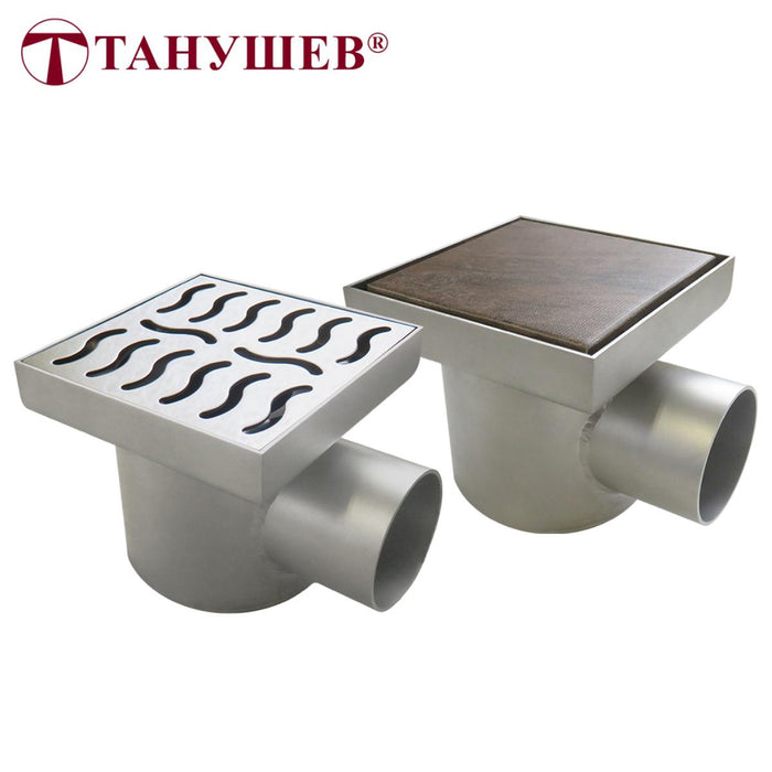 FLOOR ROGOV SIPHON 10X10 CM INOX 2B1