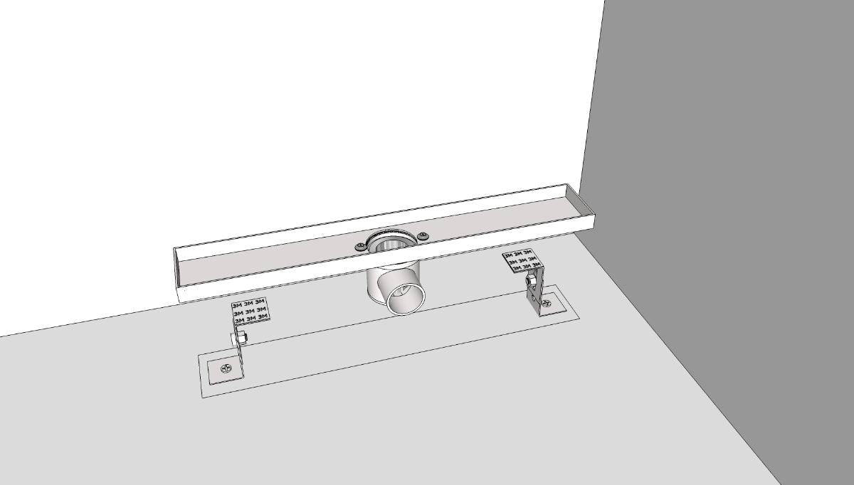 FEET FOR INSTALLATION OF LINE SIPHON