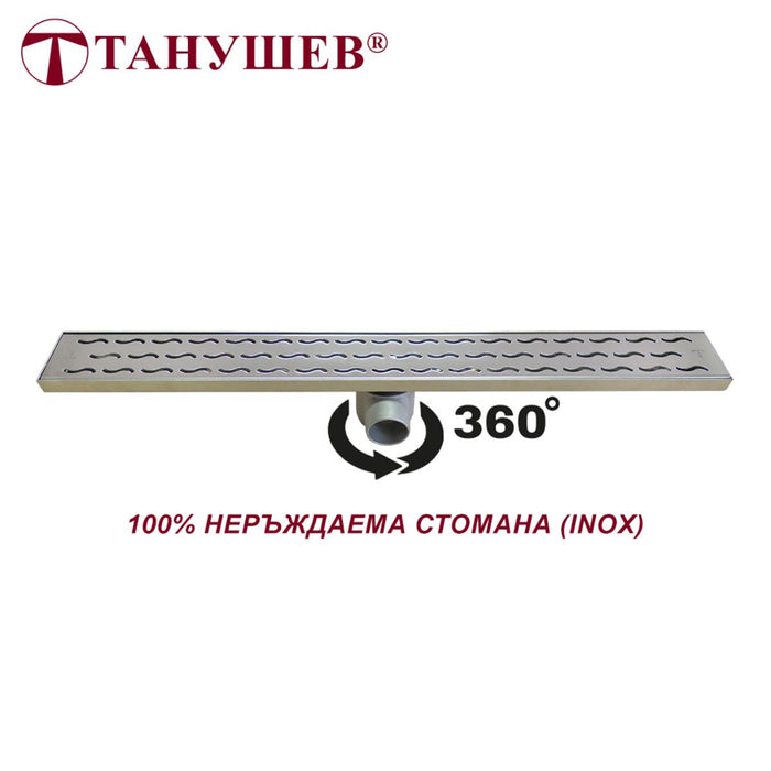 SIPHON LINEAR 960MM INOX