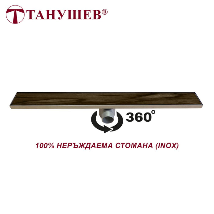 LINEAR SIPHON FOR TILE 600MM INOX
