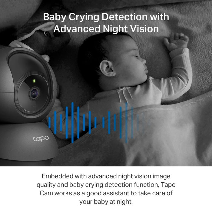 TP-LINK Camera Tapo C211 Wi-Fi Indoor Security 2K 3MP, Black EU