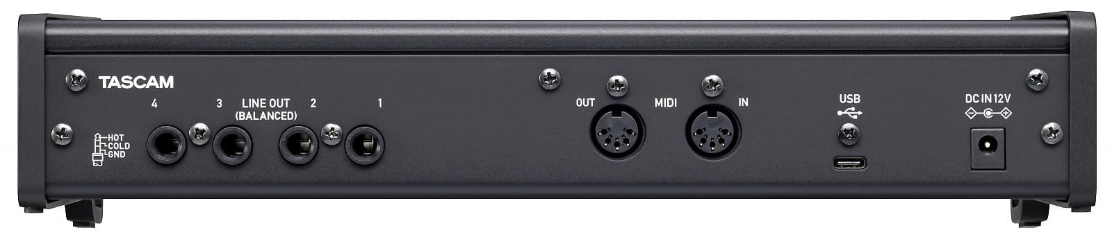 Tascam US-4X4HR recording audio interface