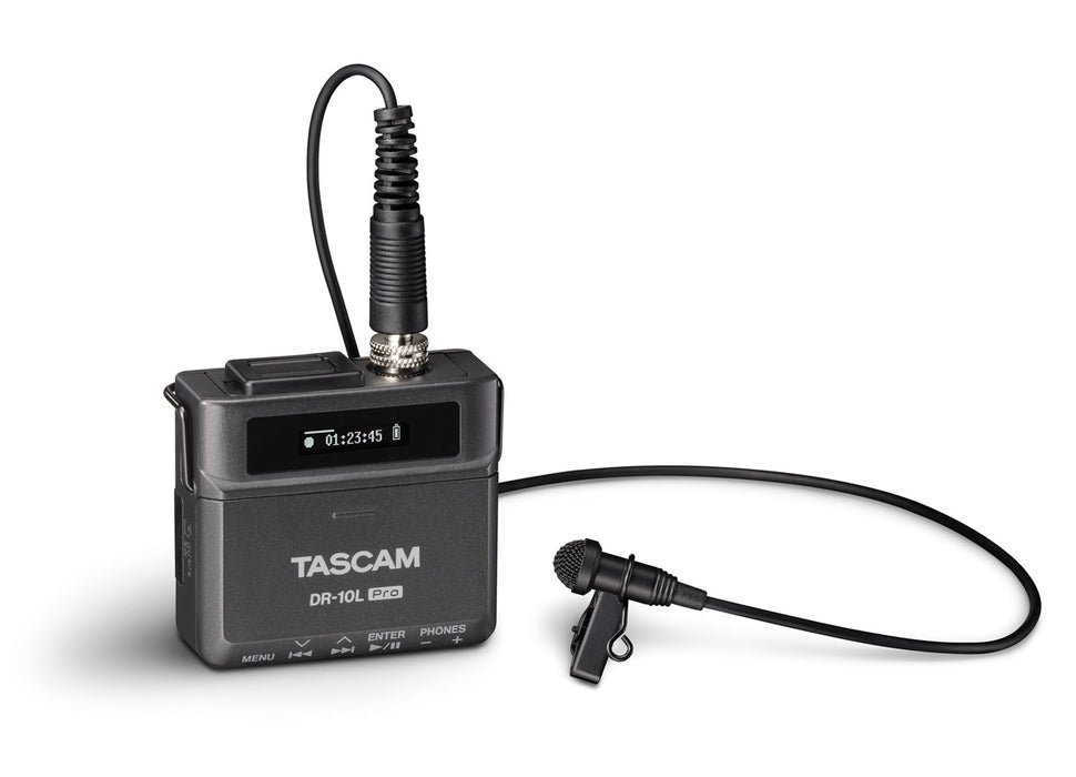 Tascam DR-10L Pro - digital recorder with lavalier microphone