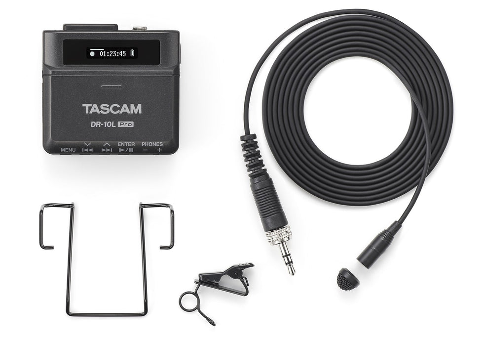 Tascam DR-10L Pro - digital recorder with lavalier microphone