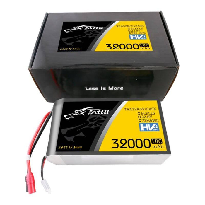 Tattu 32000mAh 22.2V 25C 6S1P Lipo Battery Pack with AS150 + XT150 - Lithium and NiMH<<<Batteries<<<RC