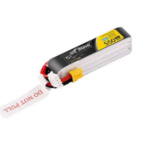 Tattu 3s 550mAh 95C 11.4V HV Lipo Battery with XT30 Plug Long-Pack Connector - Lithium and NiMH<<<Batteries<<<RC