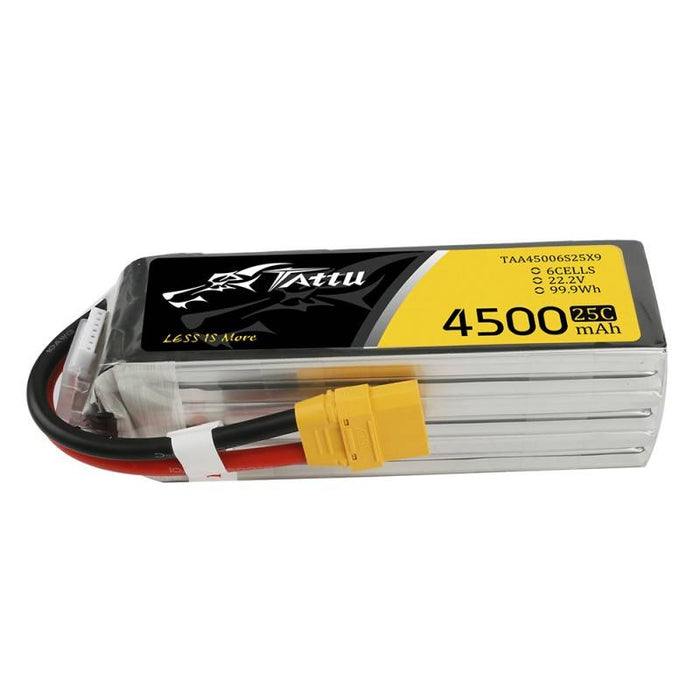 Tattu 4500mAh 22.2V 25C 6S1P XT90 battery - Lithium and NiMH<<<Batteries<<<RC models<<<InnproXML