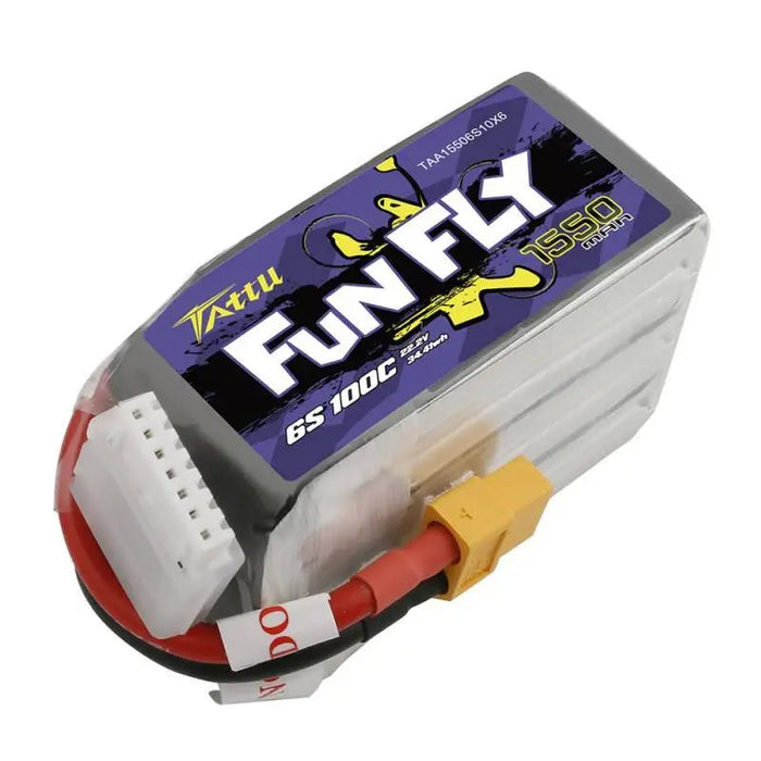 Tattu Funfly 1550mAh 22.2V 100C 6S1P XT60 battery - Lithium and NiMH<<<Batteries<<<RC models<<<InnproXML