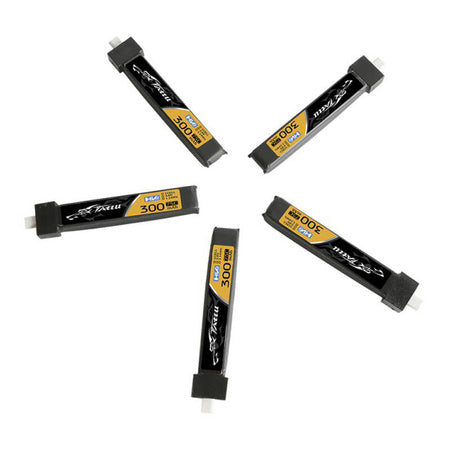 Tattu LiPo 300mAh 3.8V 75C 1S1P HV BT2.0.5 battery (5pcs) - Lithium and NiMH<<<Batteries<<<RC models<<<InnproXML