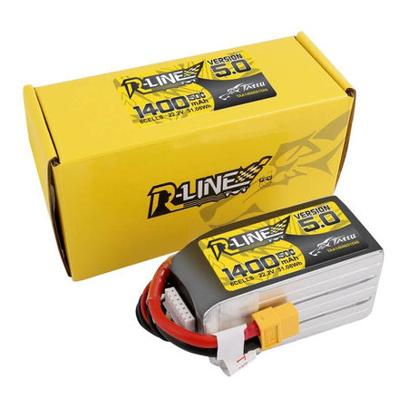 Battery Tattu R-Line 5.0 1400mAh 22.2V 150C 6S1P XT60