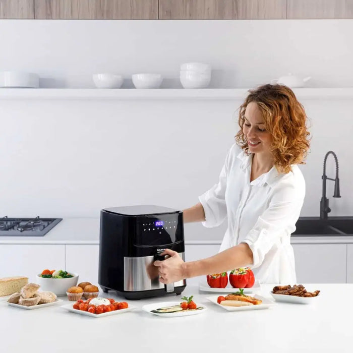 Taurus AF1450XD Single 5 L Stand-alone 1450 W Hot air fryer Black Stainless steel - FryersAGD-FRY<<<Home Appliance