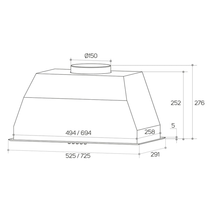 TAURUS GF 52 IXAL hood