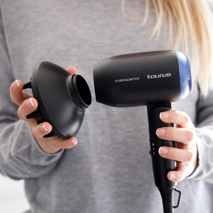 Hairdryer Taurus STUDIO GLOW1500 Black