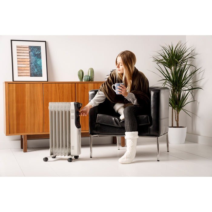Oil-filled Radiator (9 chamber) Taurus DAKAR 2000 Grey 2000 W