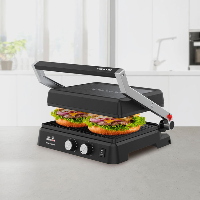 Taurus Bistro Gourmet 2600 W 2-in-1 contact grill