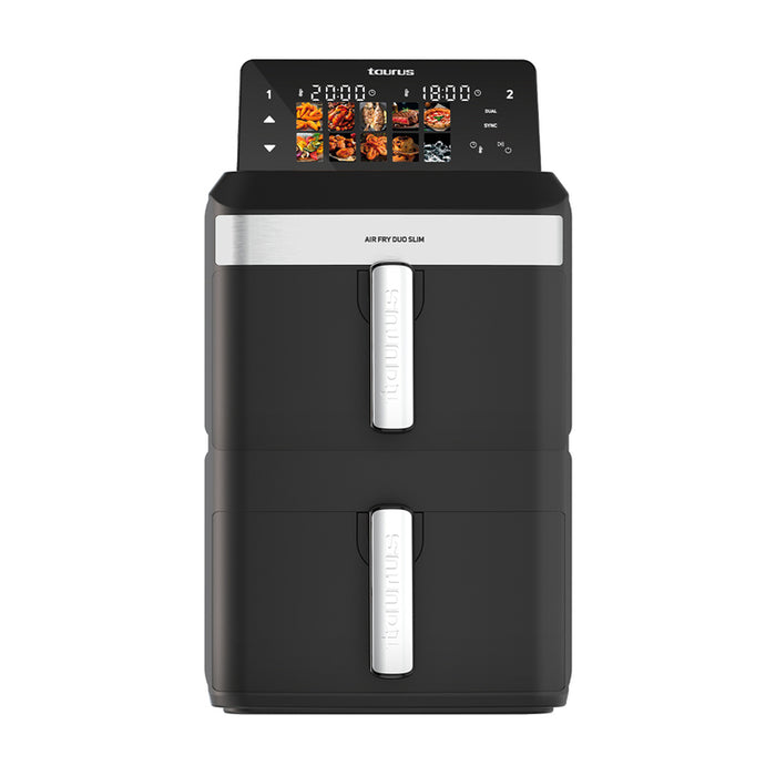 Taurus Air Duo Slim oil-free fryer with two baskets