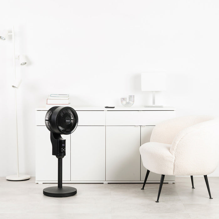 Freestanding Fan Taurus BOREAL 3D Black 24 W