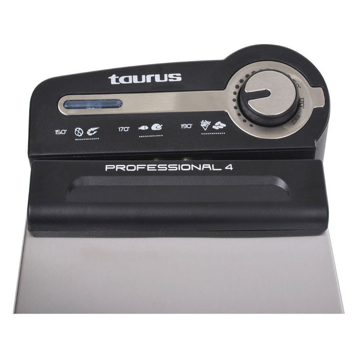 Fryer TAURUS PROFESSIONAL 4L 4.00 L, 1.20 kg, 2200 W, GRAY