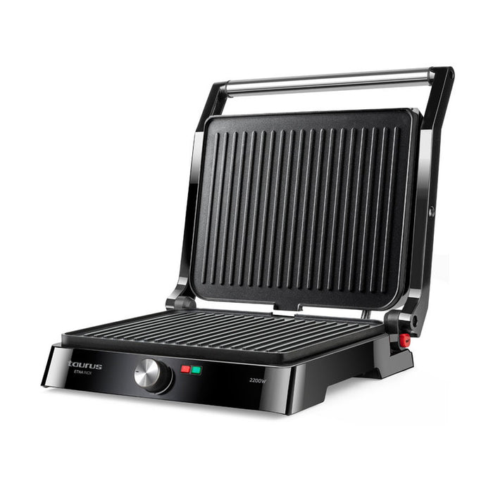 GRILL TAURUS ETNA INOX II BLACK, LID, 2200 W