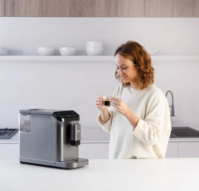 Taurus Accento Latte espresso machine; 20 bar White Coffee