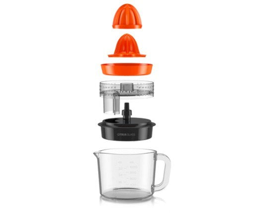 CITRUS PRESS TAURUS CITRUS GLASS 30 W, BLACK/ORANGE