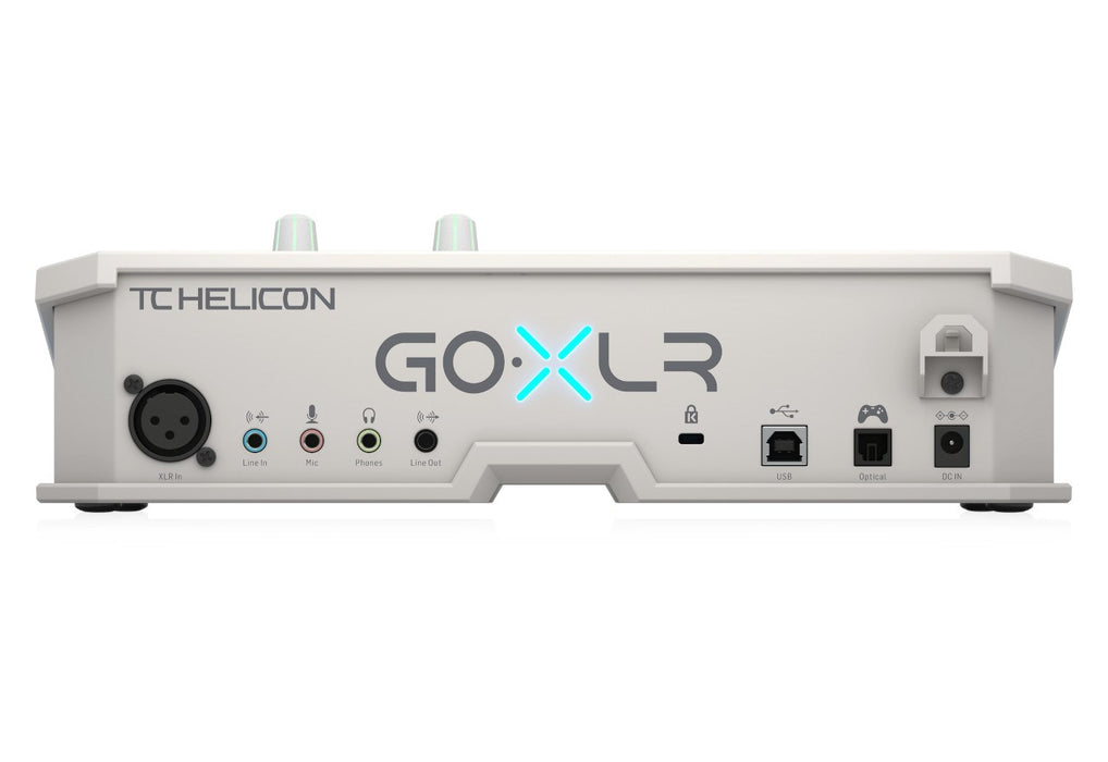 TC Helicon GO XLR-WH - USB audio mixer and interface, white