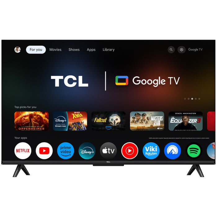 TV TCL 43P61K 4K Ultra HD LED SMART TV, GOOGLE TV, 43.0 ", 108.0 cm