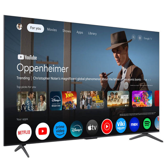 TV TCL 55MQLED75K 4K Ultra HD QD-Mini LED SMART TV, GOOGLE TV, 55.0 ", 139.0 cm