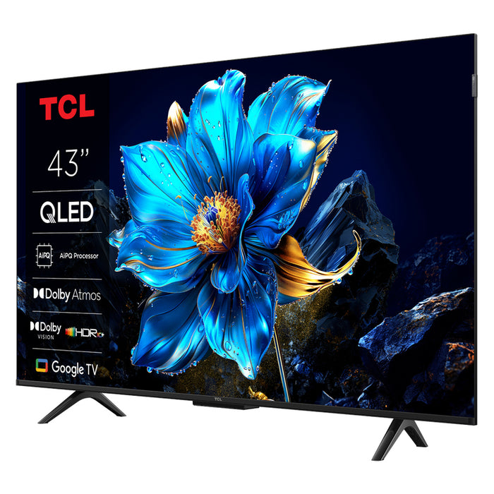 TV TCL 43QLED780K 4K Ultra HD QLED SMART TV, GOOGLE TV, 43.0 ", 108.0 cm