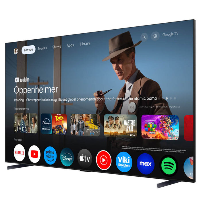 TV TCL 115C79K, 115 inch, 291 cm, 3840x2160 UHD-4K, Android, Mini LED, Smart TV