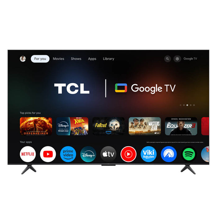 TV TCL 85MQLED75K 4K Ultra HD QD-Mini LED SMART TV, GOOGLE TV, 85.0 ", 215.0 cm