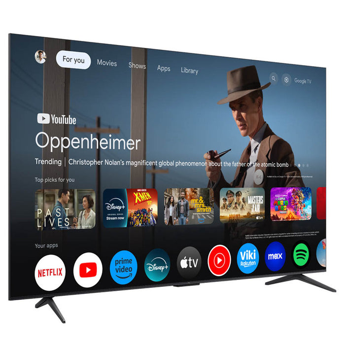TV TCL 85MQLED75K 4K Ultra HD QD-Mini LED SMART TV, GOOGLE TV, 85.0 ", 215.0 cm