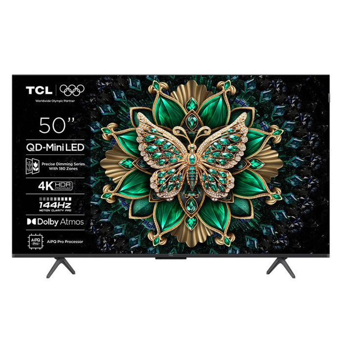 TV TCL 50MQLED75K 4K Ultra HD QD-Mini LED SMART TV, GOOGLE TV, 50.0 ", 126.0 cm