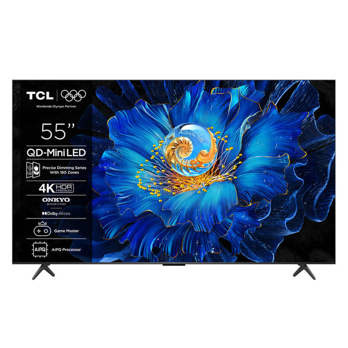TV TCL 55C6KS 4K Ultra HD QD-Mini LED SMART TV, GOOGLE TV, 55.0 ", 139.0 cm