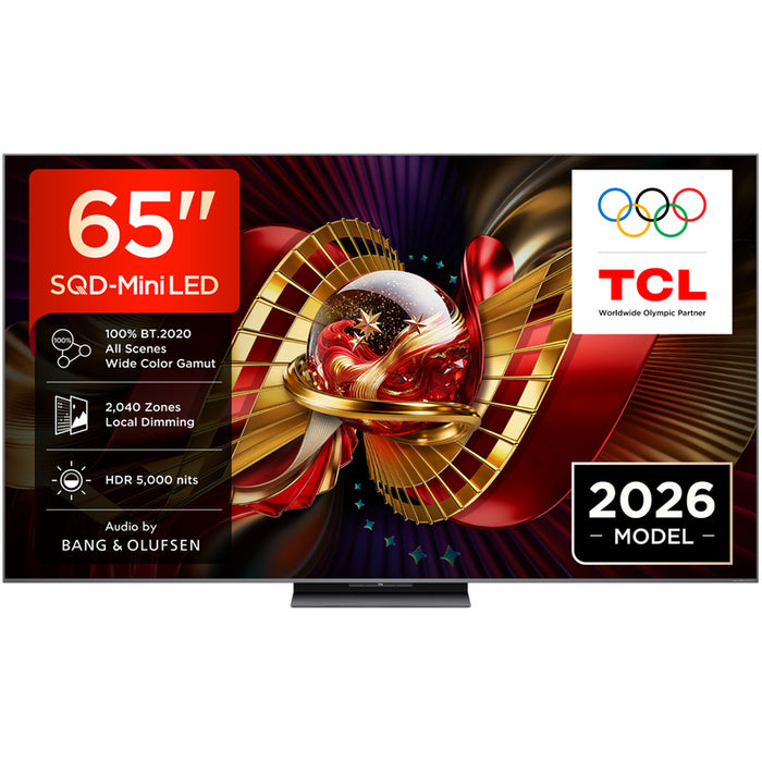 TV TCL 65C8L 4K ULTRA HD SQD-Mini LED SMART TV, GOOGLE TV, 65.0 ", 164.0 cm