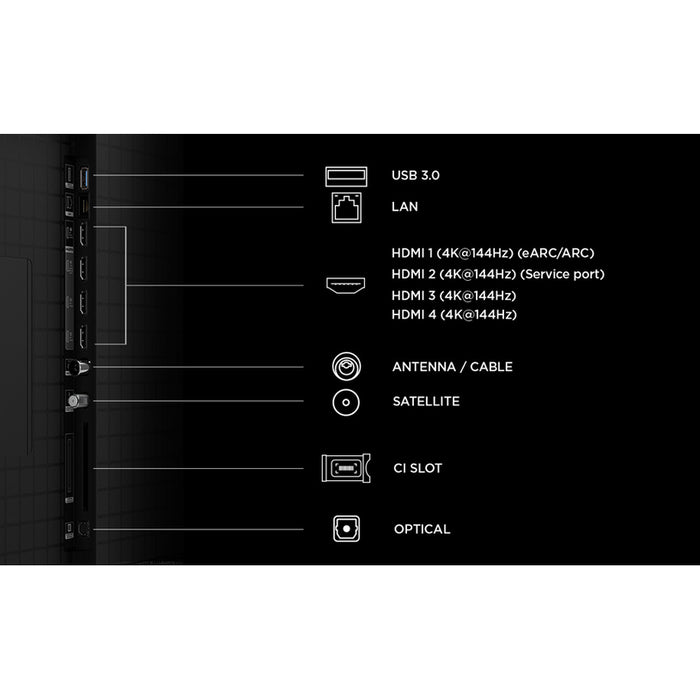 TV TCL 65C8L 4K ULTRA HD SQD-Mini LED SMART TV, GOOGLE TV, 65.0 ", 164.0 cm