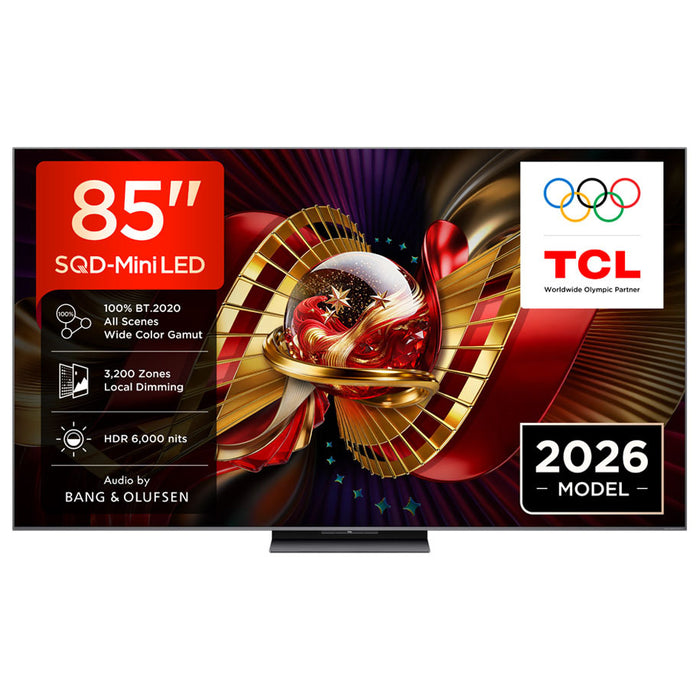 TV TCL 85C8L4K ULTRA HD SQD-Mini LED SMART TV, 85.0 ", 215.0 cm