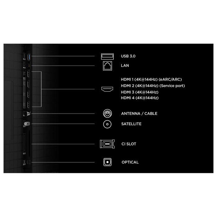 TV TCL 55C8L 4K ULTRA HD SQD-Mini LED SMART TV, GOOGLE TV, 55.0 ", 139.0 cm