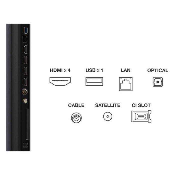 TV TCL 55Q6C, 55"(139 cm), QD-Mini LED, 4K Ultra HD, Smart TV, Google TV