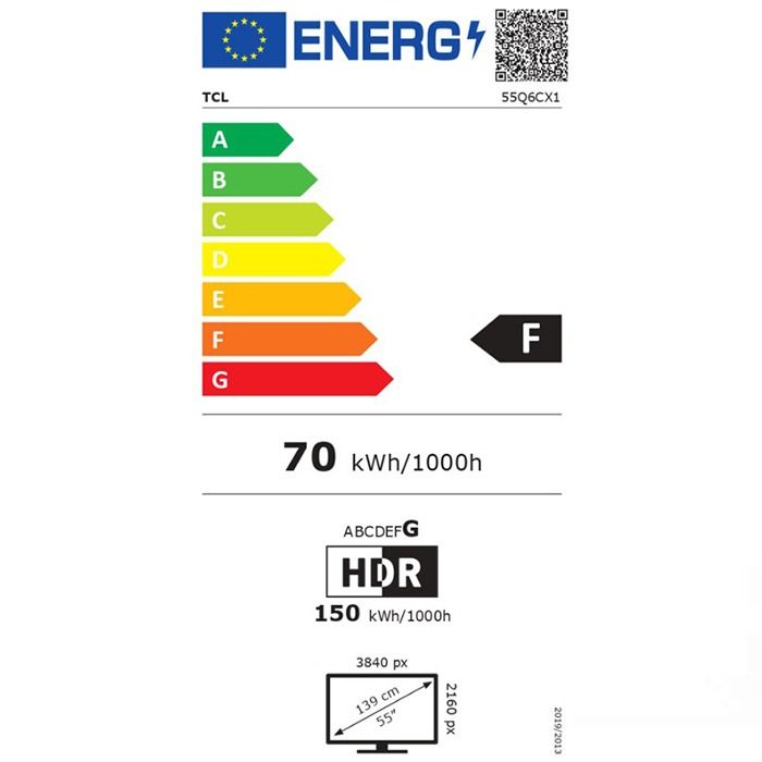 TV TCL 55Q6C, 55"(139 cm), QD-Mini LED, 4K Ultra HD, Smart TV, Google TV
