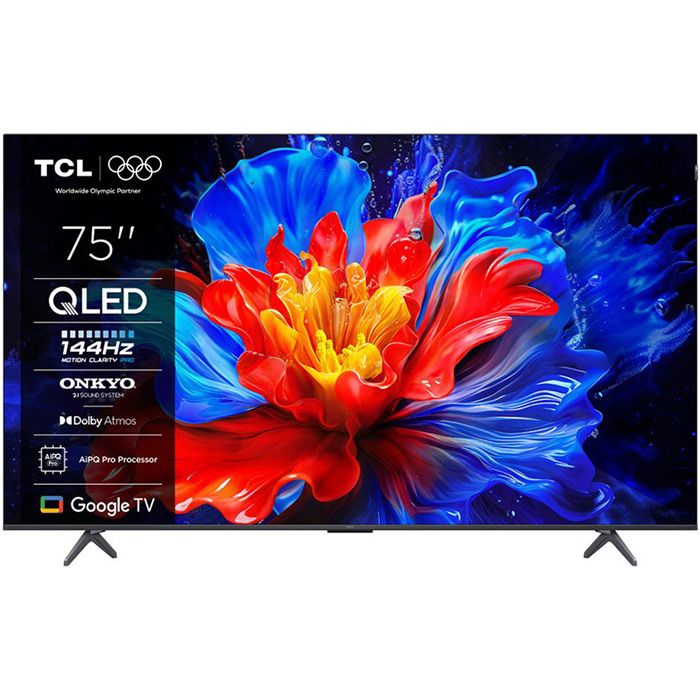 TV TCL 75QLED810, 75" QLED, 4K HDR, Google TV, Game Master 3.0