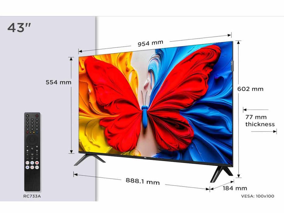 TCL QLED 43S5K TV