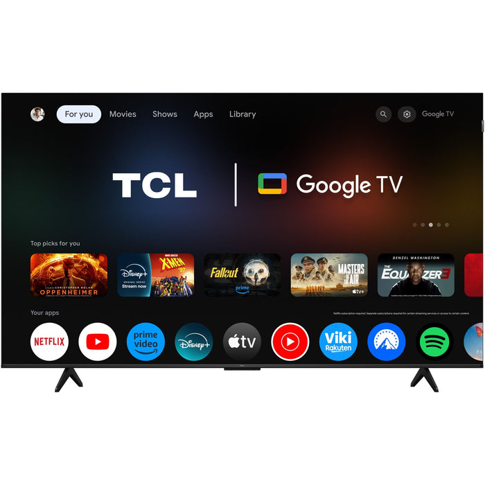 TV TCL QLED 65P7K, 65" 4K Ultra HD, Smart TV 2025