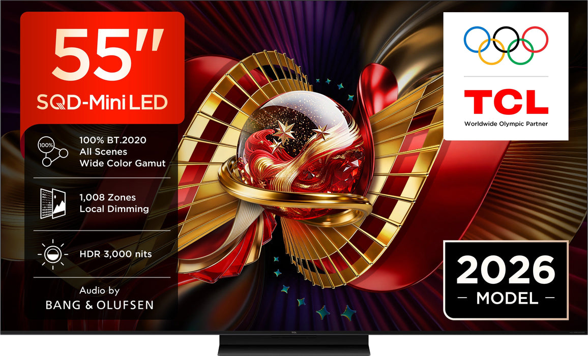 TV TCL 55C8L 4K ULTRA HD SQD-Mini LED SMART TV, GOOGLE TV, 55.0 ", 139.0 cm