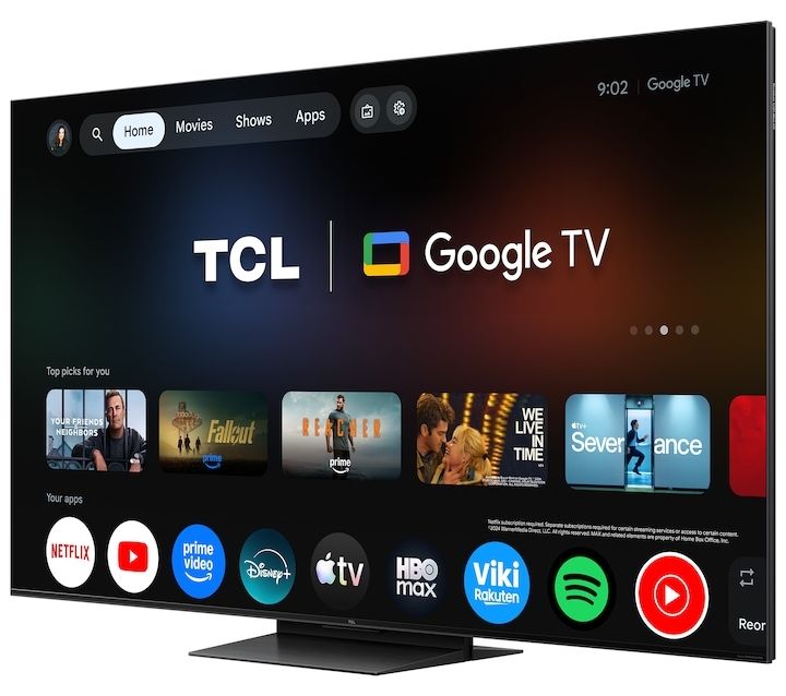 TV TCL 55C8L 4K ULTRA HD SQD-Mini LED SMART TV, GOOGLE TV, 55.0 ", 139.0 cm